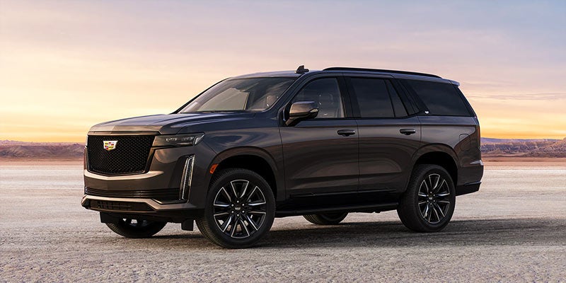 New 2023 Cadillac Escalade Exterior of Black car