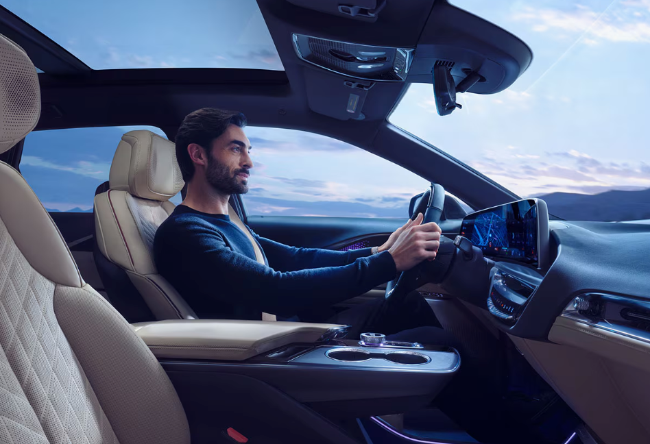 Interior of 2026 Cadillac LYRIQ for sale near Fort Worth, TX