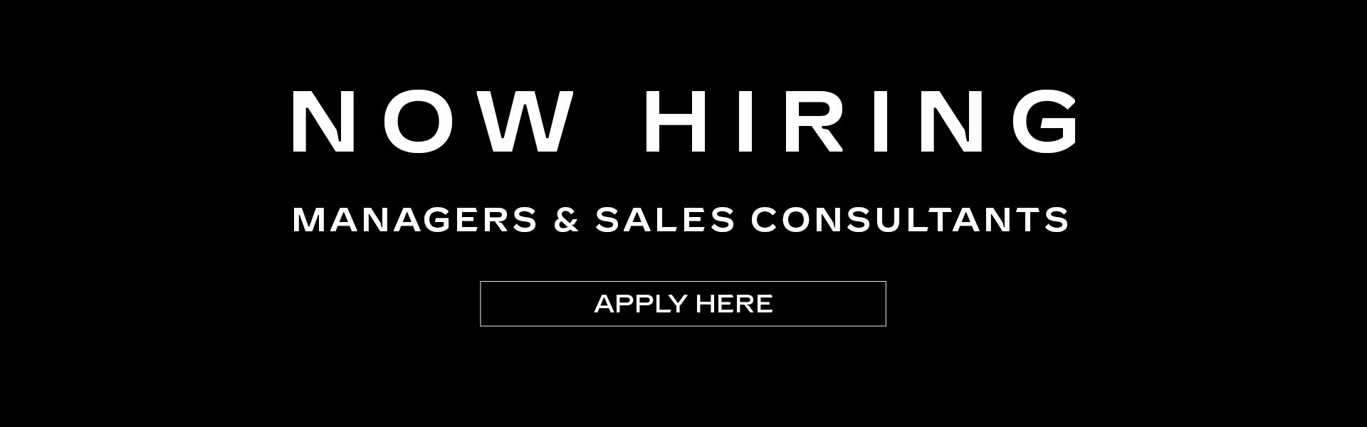 Now Hiring at Jerry's Cadillac in Weatherford, TX