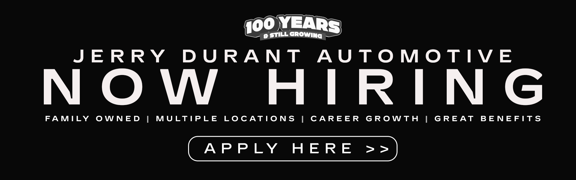 Now Hiring at Jerry's Cadillac in Weatherford, TX