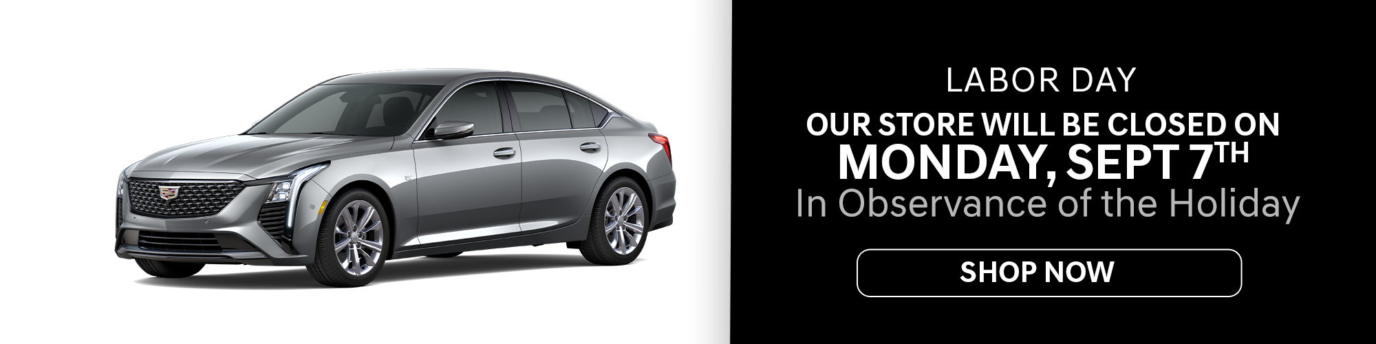 Labor Day Hours at Jerry's Cadillac in Weatherford, TX