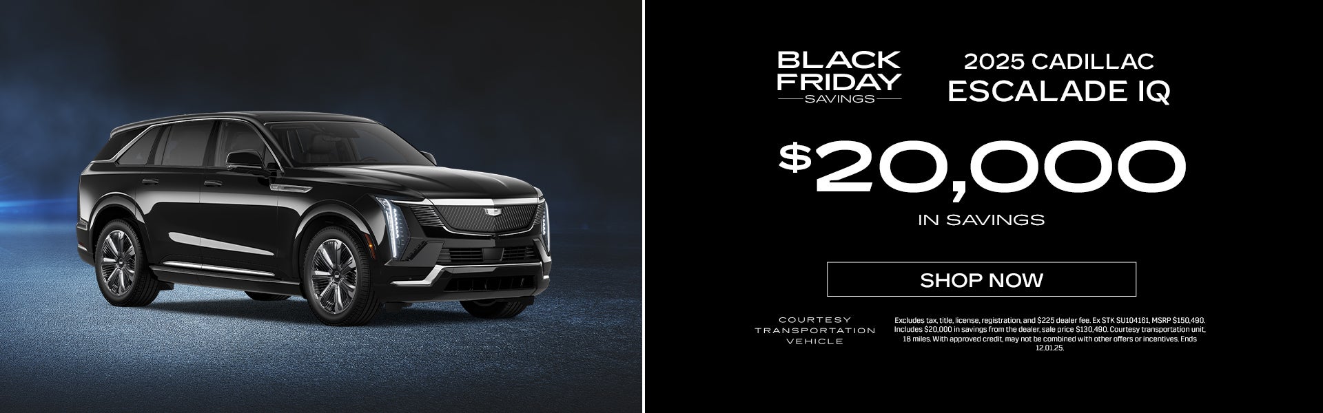 Cadillac Escalade IQ Black Friday Savings