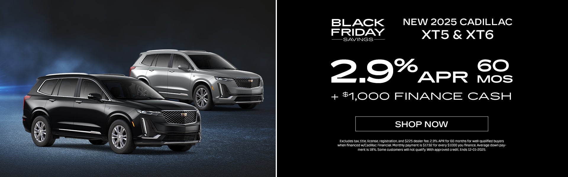 XT5 XT6 Black Friday Savings