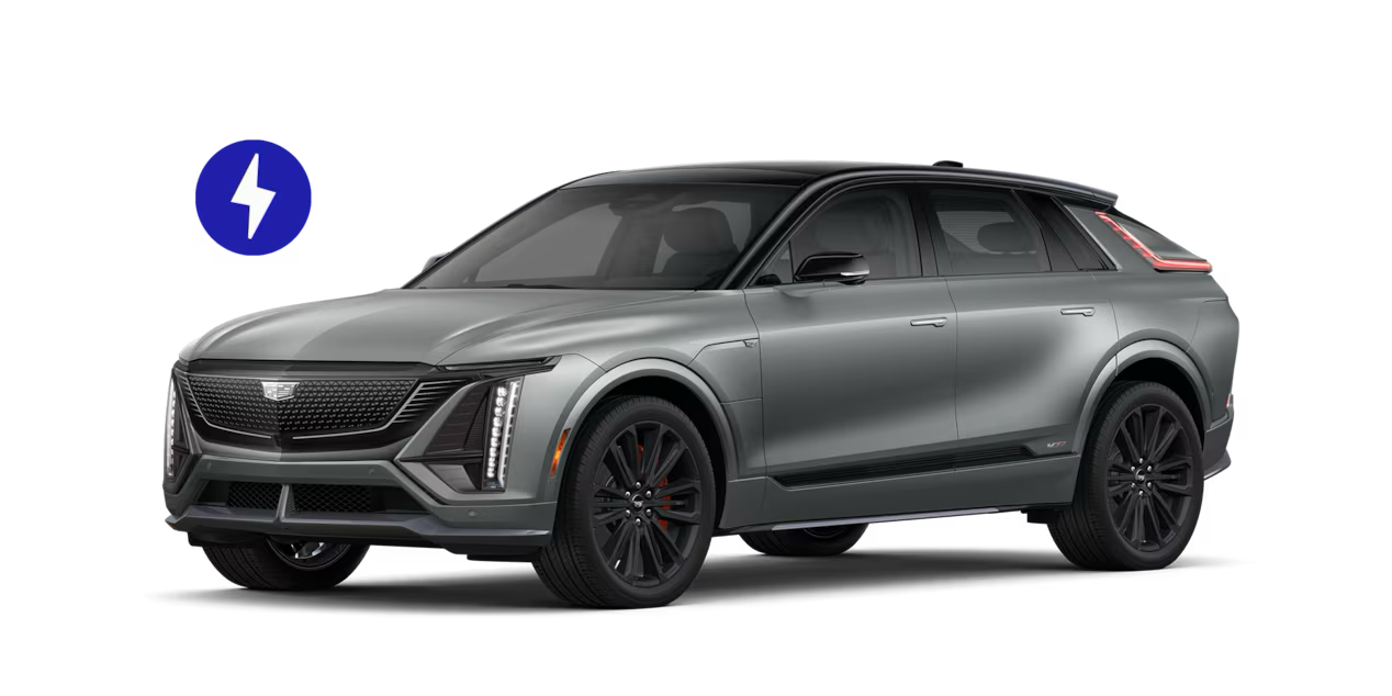 Gray Cadillac LYRIQ car